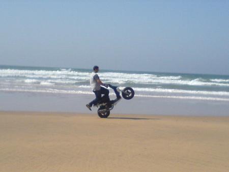 youness ou gaberaj fe la plage